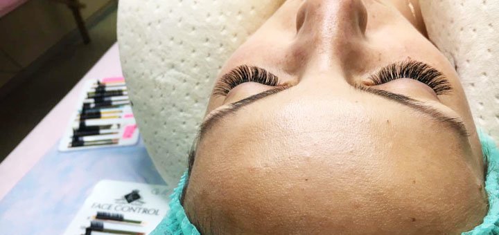 Face control eyelash extension in kiev at a discount promotion