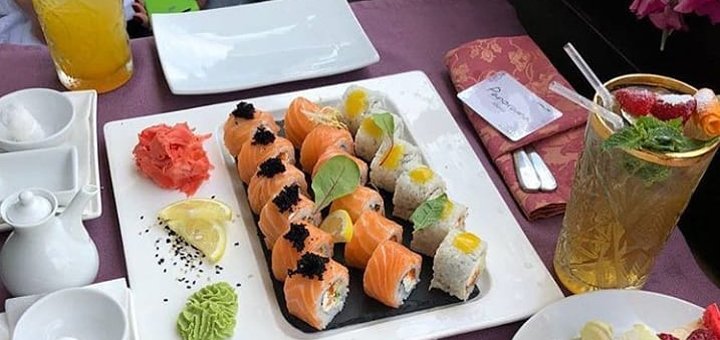 Доставка суши со скидкой из ресторана «Panorama Lounge» в Харькове