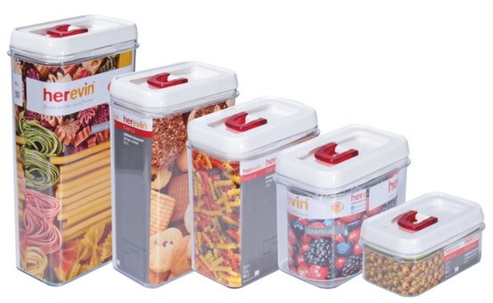 A set of containers for loose in the online store "Podushka" in Kiev. Buy kitchen utensils for a promotion.