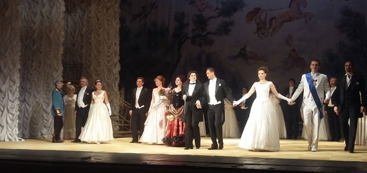 A performance at the kiev national academic operetta theater. buy a theater ticket at a discount.