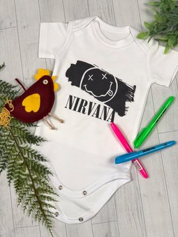 Children's bodysuits with prints in the Fatline online store in Zaporozhye. Order on stock.