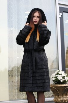 Individual tailoring of fur coats from nutria from the manufacturer "Furs for you". Order at a discount.