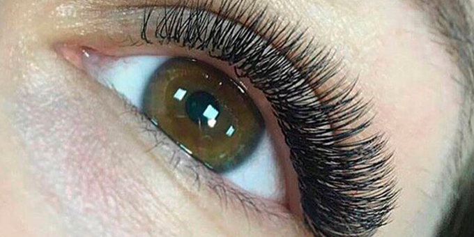Eyelash care in the caprice salon. sign up with a discount