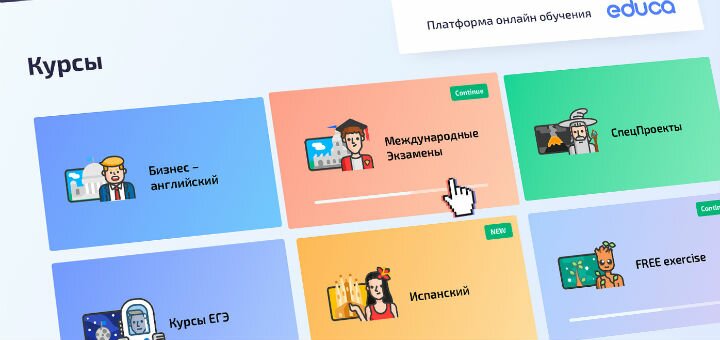 Англійська мова онлайн «Educa». Записуйтесь на курси зі знижки.