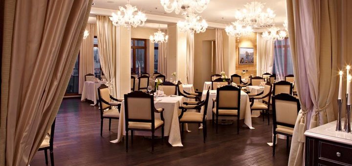 Ресторан в отеле «Premier Palace Hotel». Отель «Premier Palace Hotel» в центре Киева. Забронировать номер в отеле «Премьер Палас» со скидкой. Отель в центре Киева.
