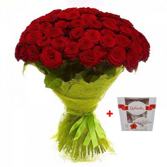 Bouquet of red roses with delivery from «Bouquet 24». Order with a discount.