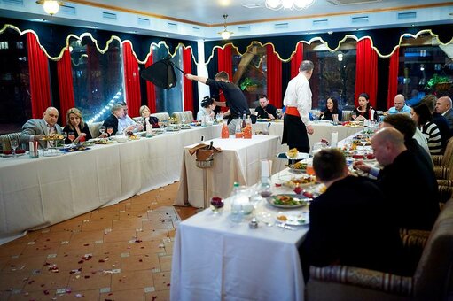 Promotions in the restaurant &quot;gastro teatro&quot;