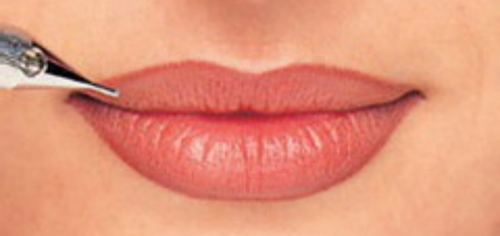 Lip tattoo