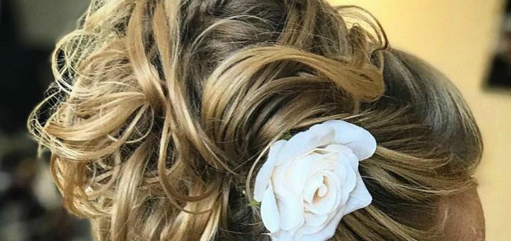 Evening hairstyles according to the promotion in the fresh look by demchuk salon