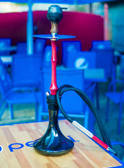 Discount on hookah in the lounge bar trava