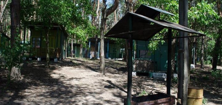 Recreation center "Green Light" in Obukhovka at a discount. Inexpensive rest near the Dnieper.