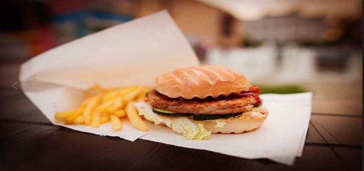 Бургер в «Berliner grill»