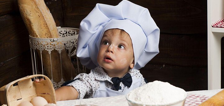 Participation in the photo project &quot;little cooks&quot; from the photo studio &quot;selfie&quot; in kiev