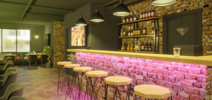 Bar in karaoke lounge cafe "Sansara"