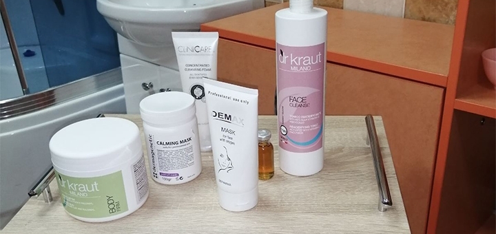 Beauty salon Inspiration in Zaporozhye. Stock.