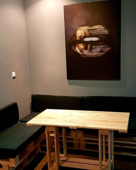 Lounge bar Kapusta in Lviv. With discount.