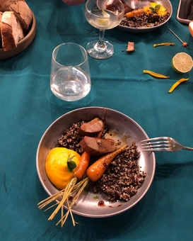 Gastrobistro tangerine in kharkov. book tables for promotion 2
