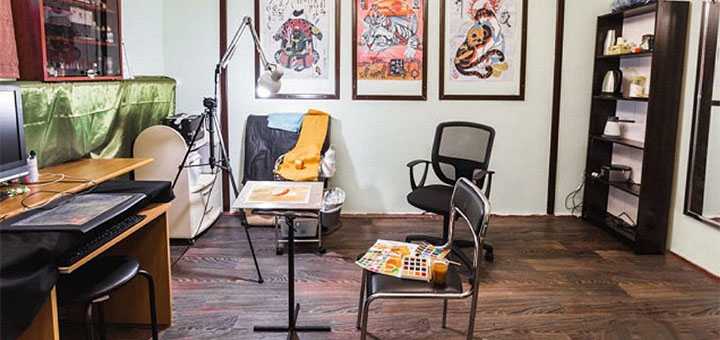 TST tattoo salon in Kiev. With discount.