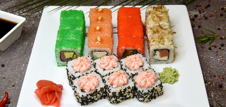 Vanmo sushi в Киеве, скидки на меню