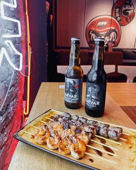 Torisho Izakaya Sushi Bar in the center of Kiev inexpensively