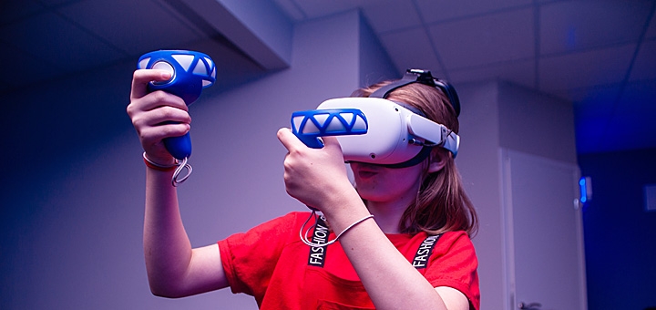 Virtual reality Oasis in Zaporozhye. With discount