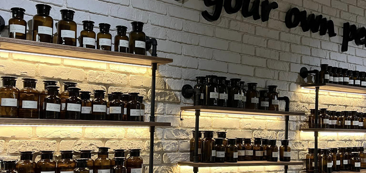 Парфумерна лабораторія The Elixir у Києві. Відвідуйте по акції 5
