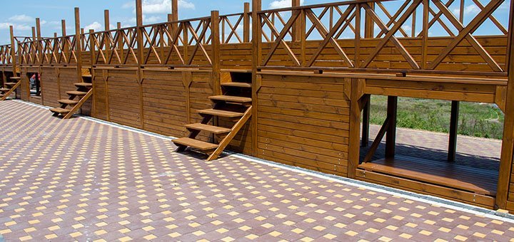 On the territory of the SPA-hotel "Panorama" in Kirillovka. Book rooms for the promotion.