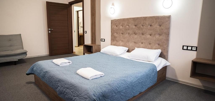 River Side Hotel in Polyana. Enjoy special offers on 29th floor.