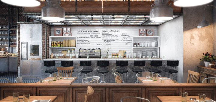 Новая кофейня «Milk Bar» в Киеве