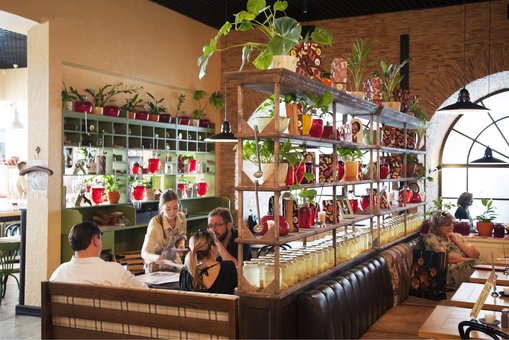 The interior of the restaurant "Compot". Book a table at a discount