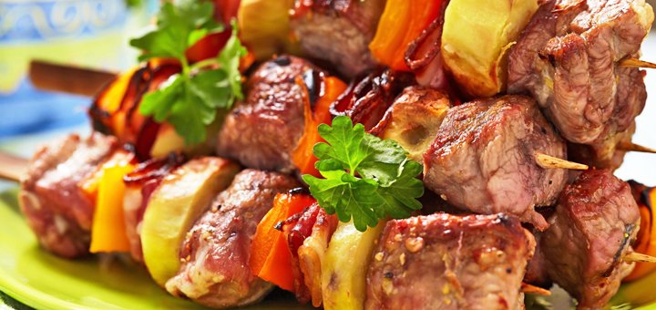 Скидки в ресторане «Парк Гриль». Акции на шашлыки в ресторане. Мясо со скидкой4