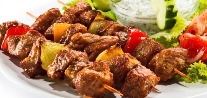 Скидки в ресторане «Парк Гриль». Акции на шашлыки в ресторане. Мясо со скидкой7