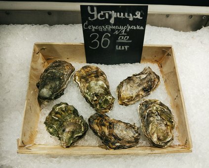 Fish shop-restaurant &quot;flagman&quot;. discounts on dishes