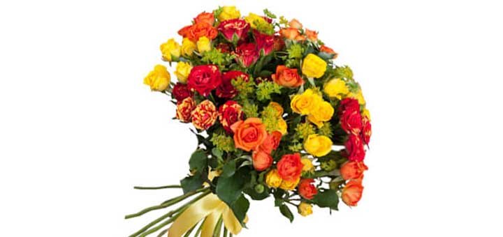 Скидка на букеты в сервисе доставки цветов «Roses»