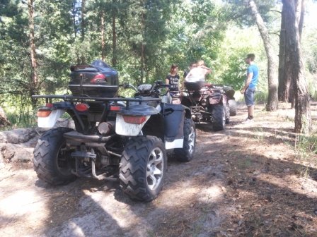 ATV rental in the «Dream for rent» drive-center in Kiev. Ride on the action.