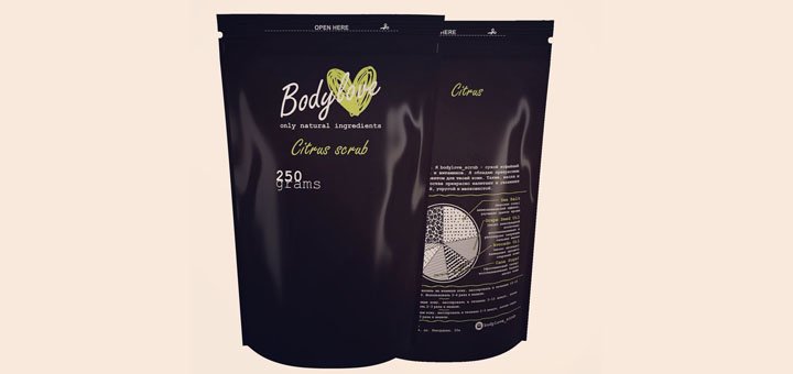 Кавові натуральні скраби BodyLove М'ята. Купуйте зі знижкою.