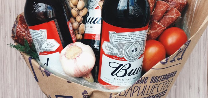 Букети для чоловіків з пивом Fruits & Flowers Market в Дніпрі. Купуйте за акцією.