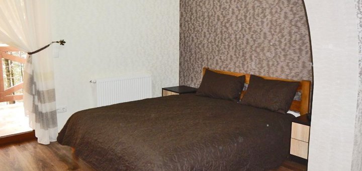 Hotel Karpatska Modrina in Migovo. Book rooms at a discount. 1