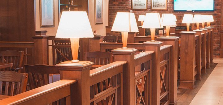 Discount for burgers, salads and desserts in the beer restaurant "BirHaus" in the Dnieper