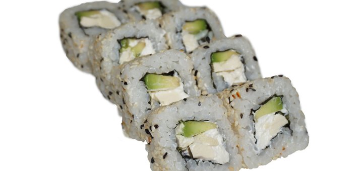 Rolls at the sensei sushi sushi bar in dnipro. order at a discount.