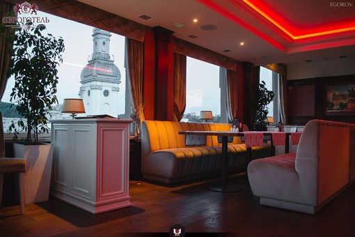 Interior at the Eurohotel in Lviv. Book with discount